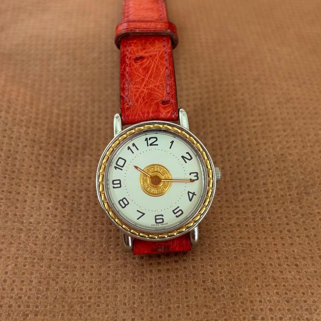 エルメス HERMES セリエ 腕時計 レディース ヴィンテージ