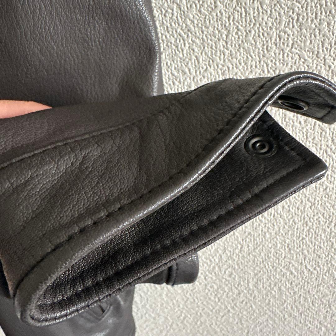 最終値下❗️即日発送‼️ 美品　schott シングルライダースジャケット XL