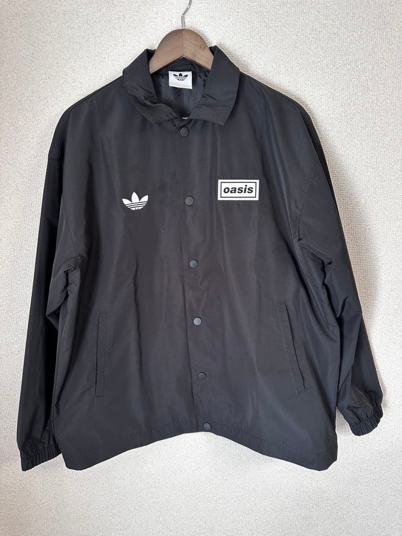 adidas oasis コーチジャケット ブラック L