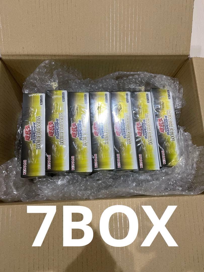 遊戯王OCG　ドゥーム・オブ・ディメンションズ 7BOXセット シュリンク付