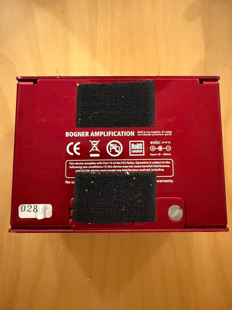 Bogner ecstasy red エフェクター ボグナー エクスタシーレッド