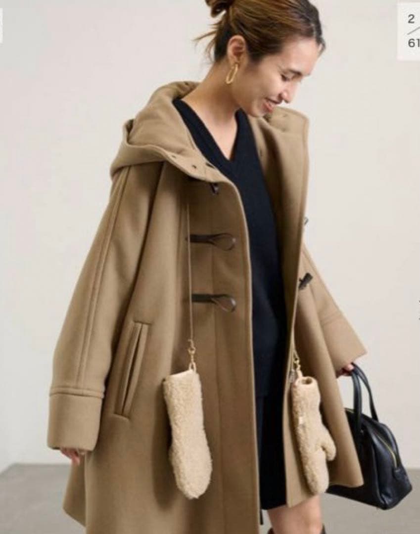 FRAMeWORK メルトンダッフルポンチョコート　サイズ38 マァムさん専用