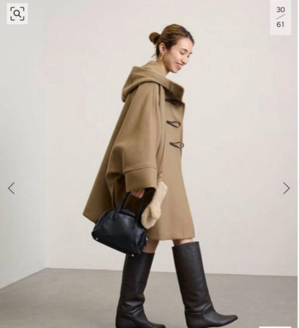 FRAMeWORK メルトンダッフルポンチョコート　サイズ38 マァムさん専用