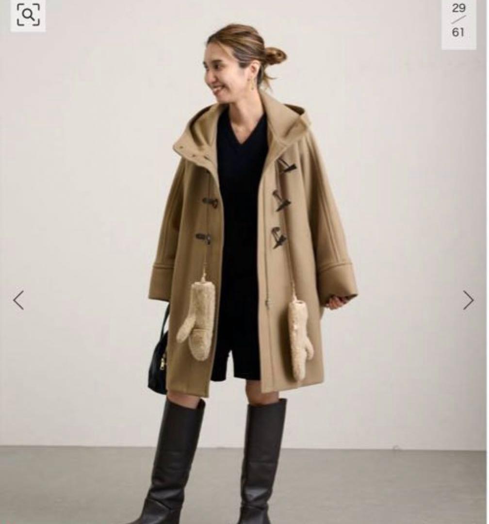 FRAMeWORK メルトンダッフルポンチョコート　サイズ38 マァムさん専用