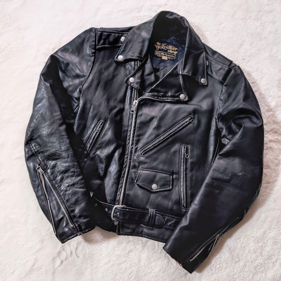 60s sears ライダース servalジップ 雰囲気抜群 ダブル USA製