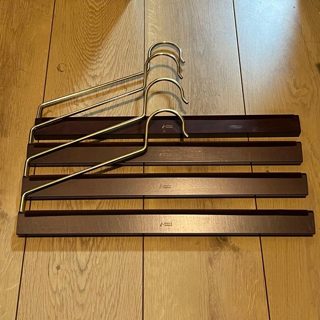 NAKATA HANGER ナカタハンガー　スラックスハンガー　4本セット