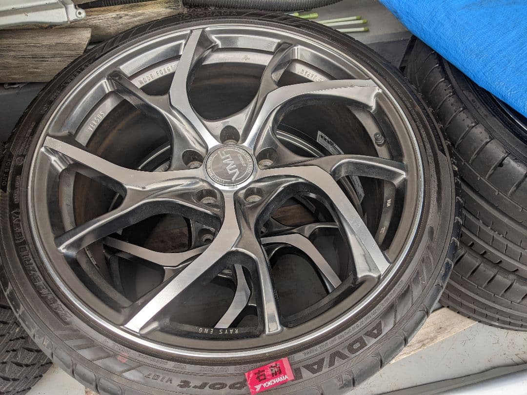 ベンツ等 輸入車に 鍛造 RAYS VMF C-01 FORGED 19インチ