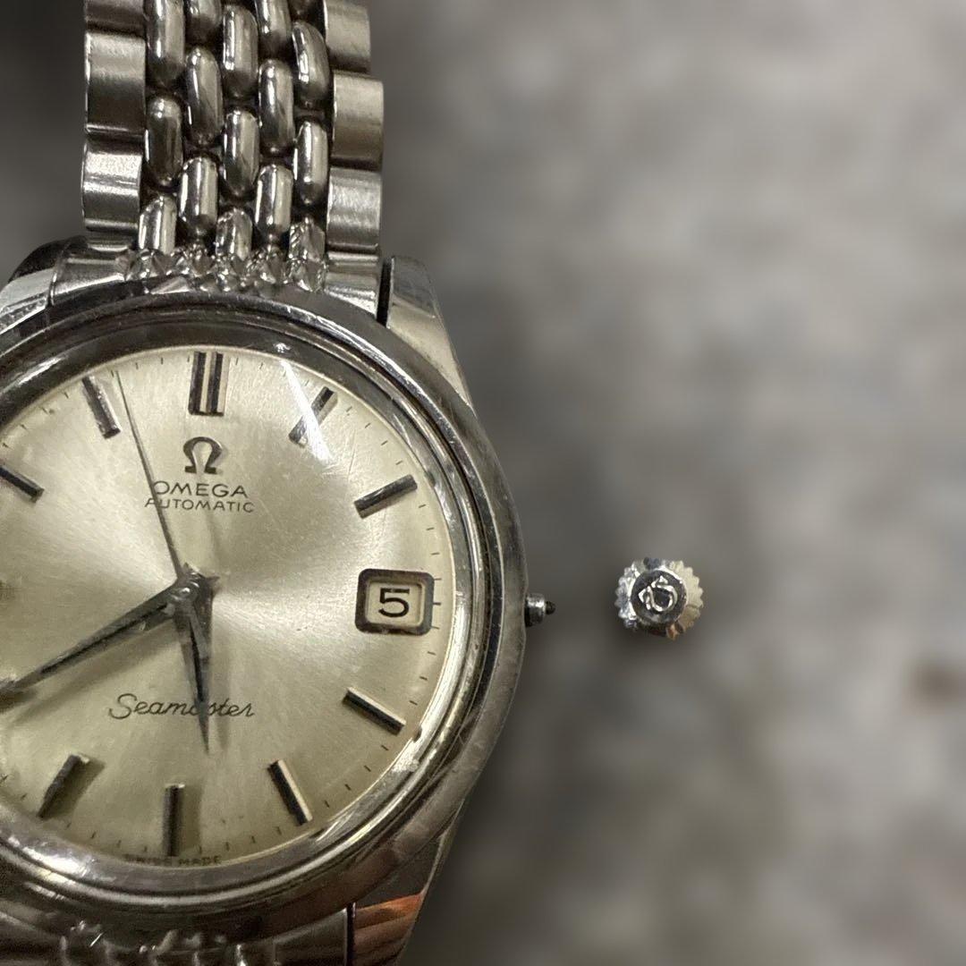 O*9様 0114オメガシーマスター 自動巻き ライスブレス　ヴィンテージウォッ
