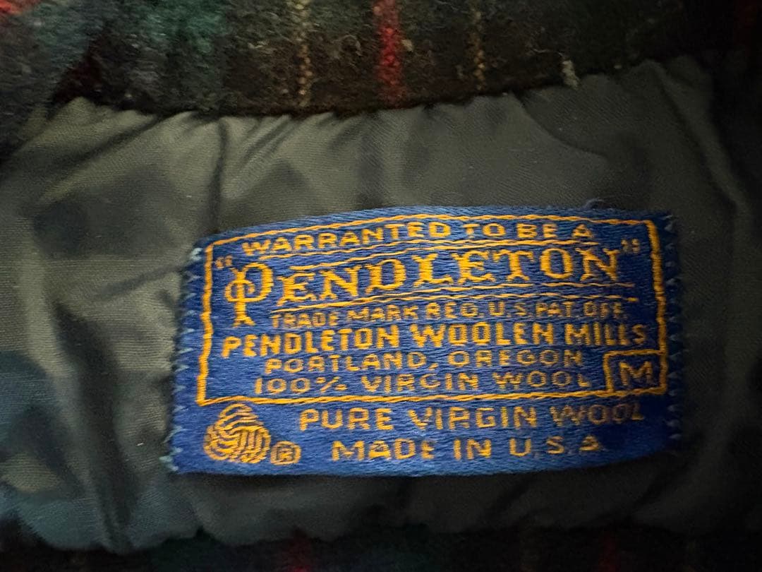 60sペンドルトン ボードシャツ/ウールシャツ USA製