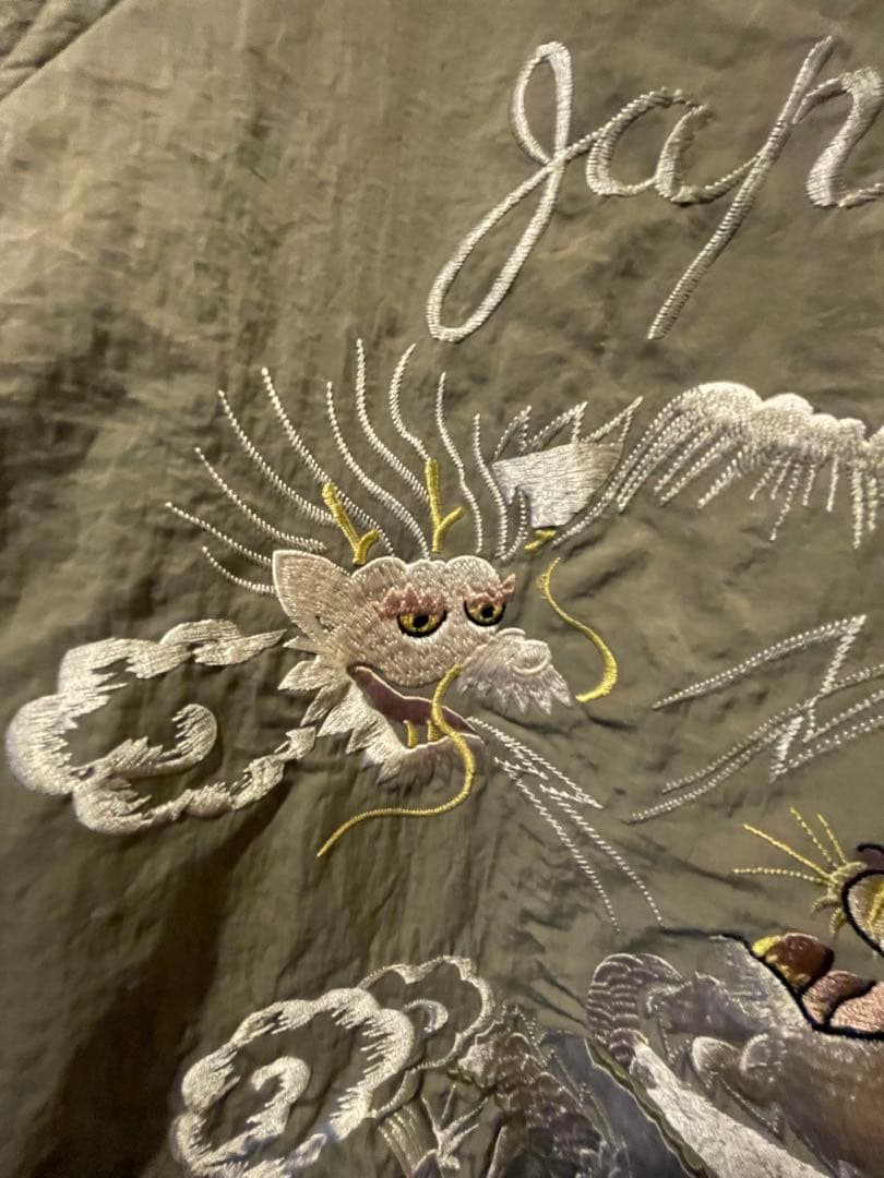 ナイロン スカジャン（虎×龍）