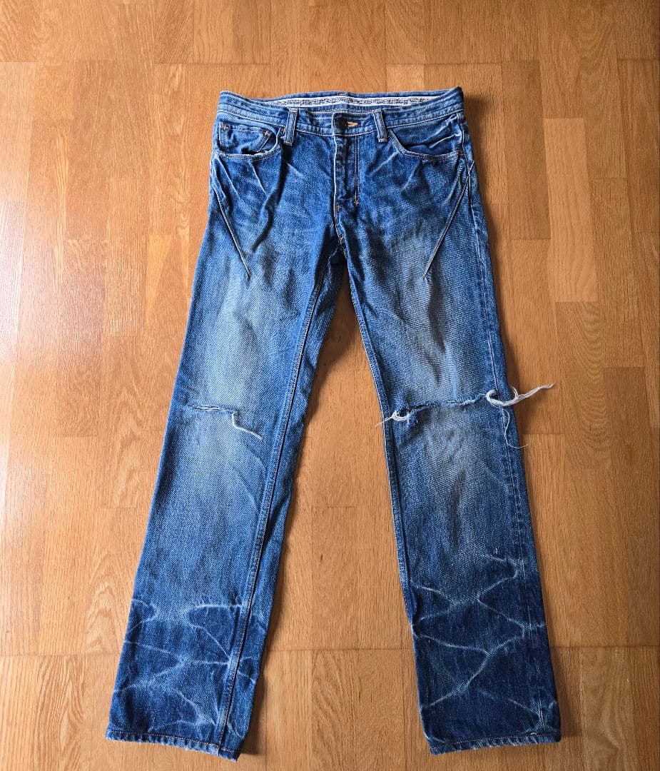 ナンバーナイン⭐07About期ダメージ加工デニム2本セット⭐宮下期ソロイスト