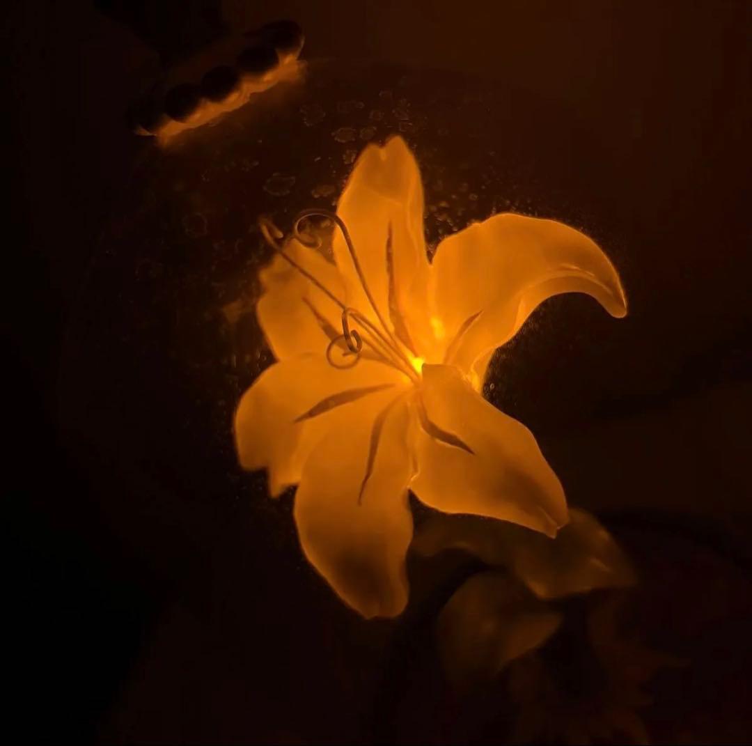 ディズニー ラプンツェル　 魔法の花　LEDライト　ディズニーストア