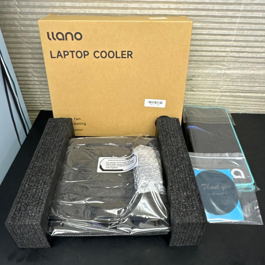 ☆未使用　LLANO　ノートパソコンクーラースタンド　V10BK　ラノ