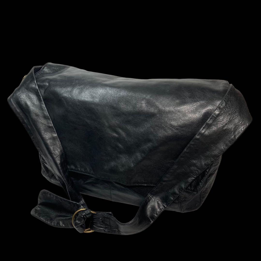 Creed　メンズ　メッセンジャー　ショルダーバッグ　馬革　ビジネス　A4