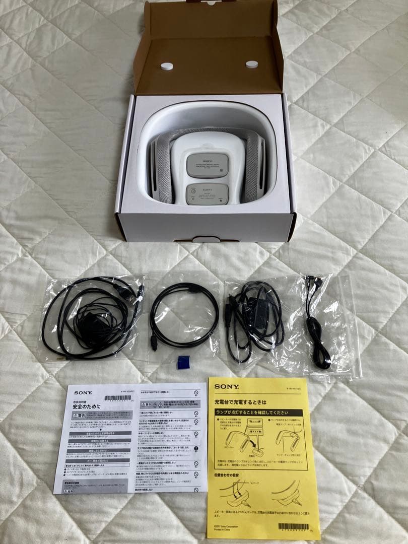 【ほぼ新品】SONY ネックスピーカー ホワイト