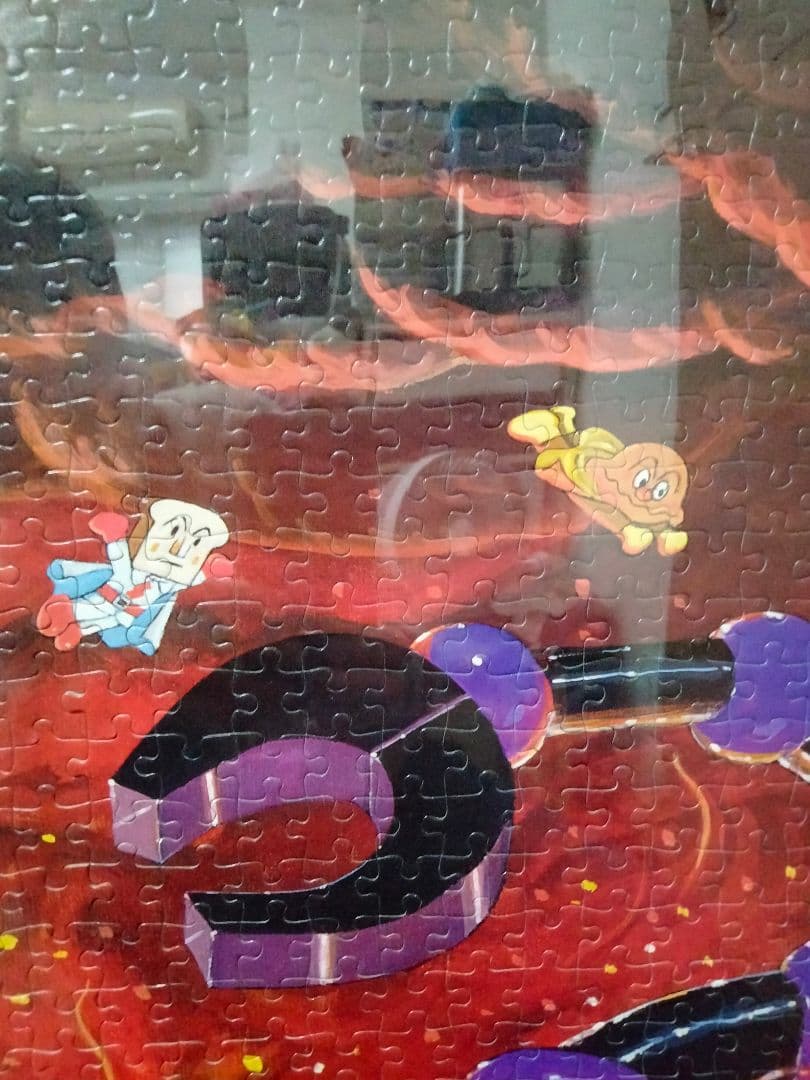 完成品 燃えるだだんだん ジグソーパズル やなせたかしオリジナル原画