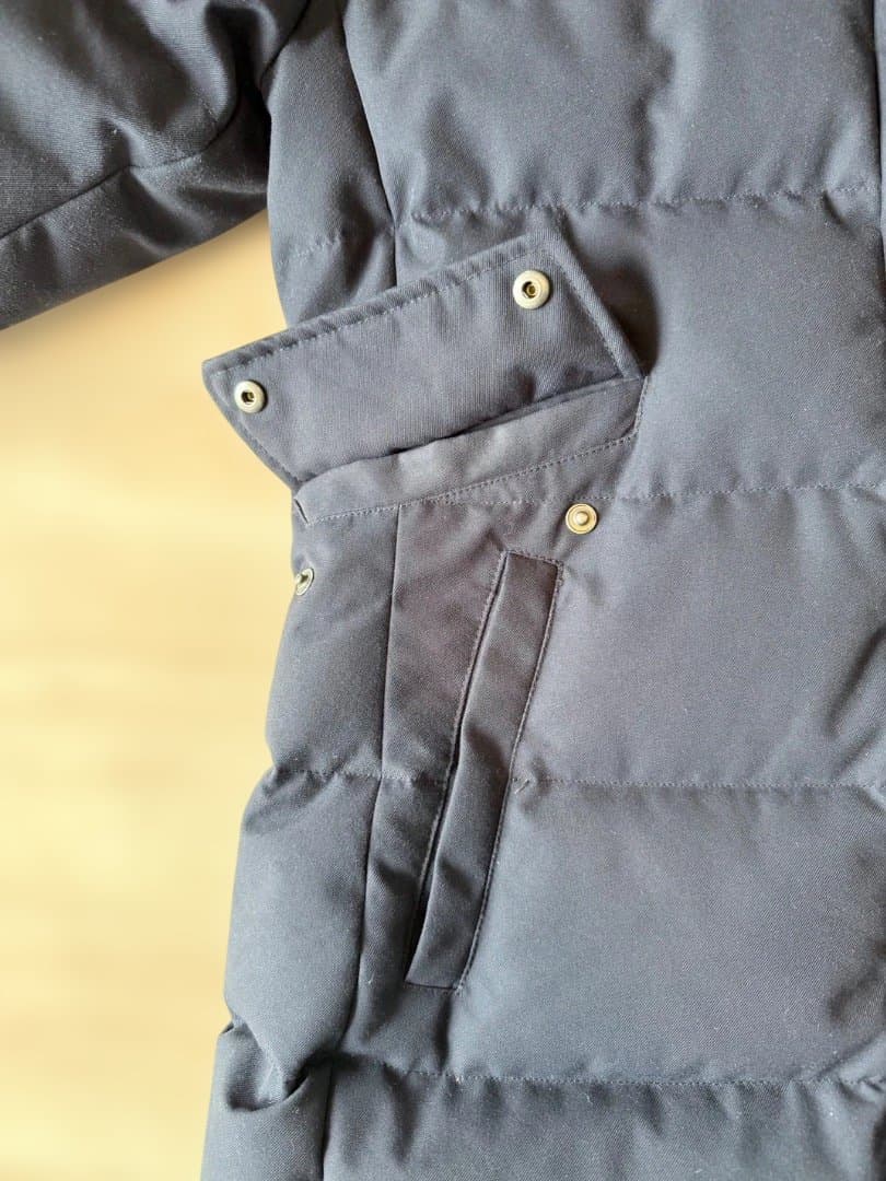 【極美品】PYRENEX GRENOBLE ダウン ネイビー ファー付き