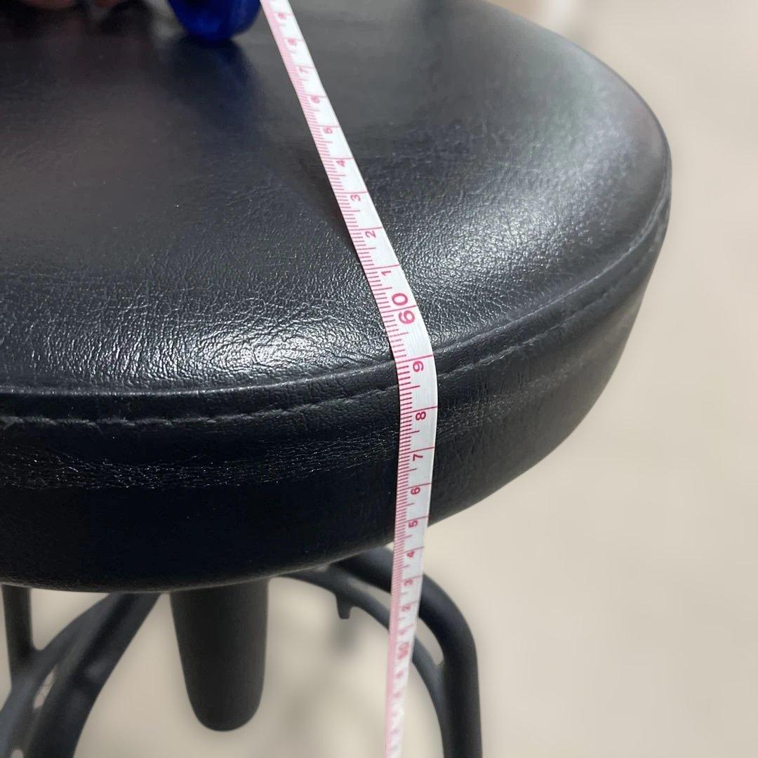 ニトリ カウンターチェア 木製背もたれ 黒 2個セット