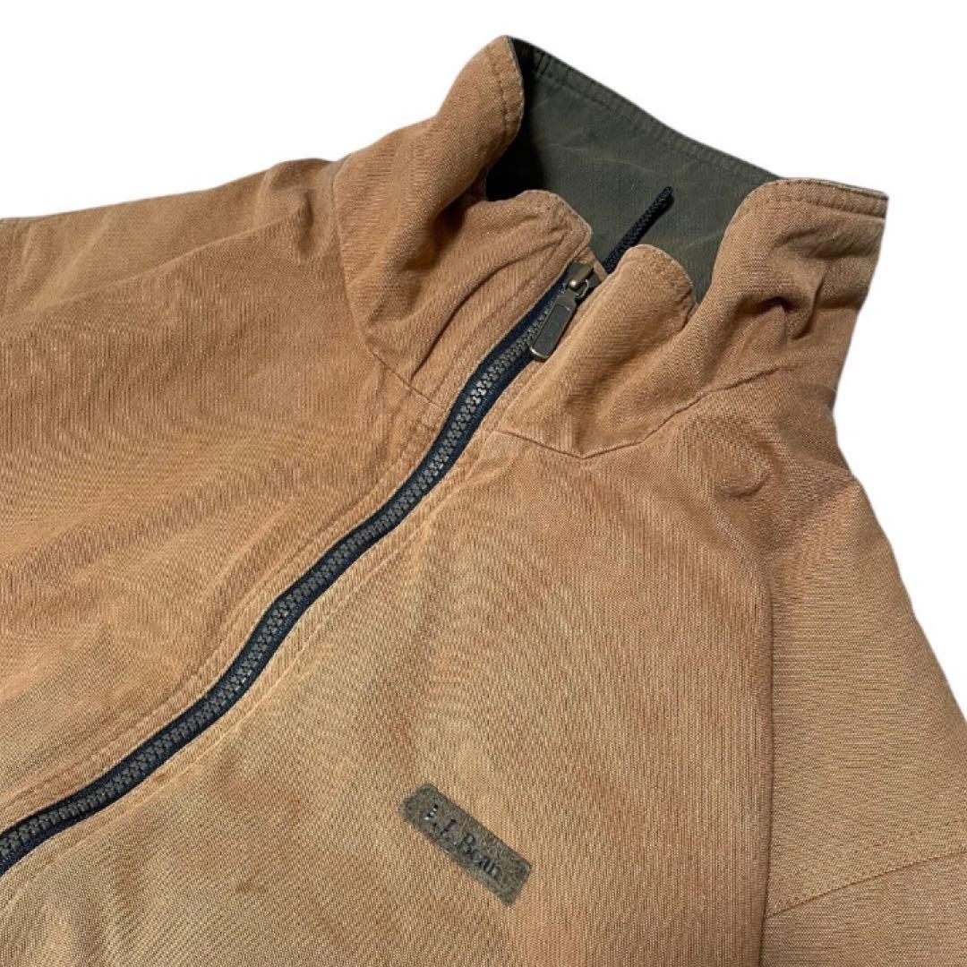 ヴィンテージL.L.Beanダック地スイングトップジャケット短丈USAタグ90s