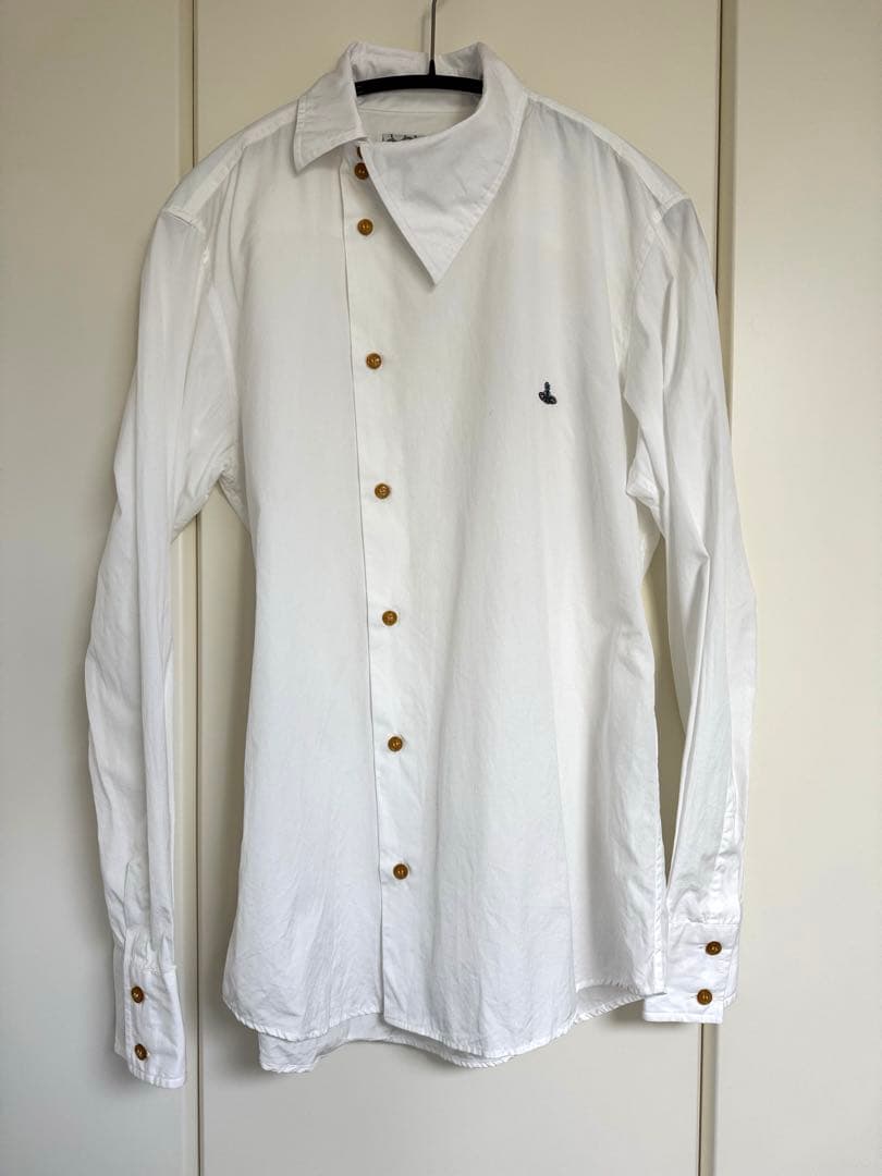 vivienne westwood ヴィヴィアンウェストウッド　シャツ46 白