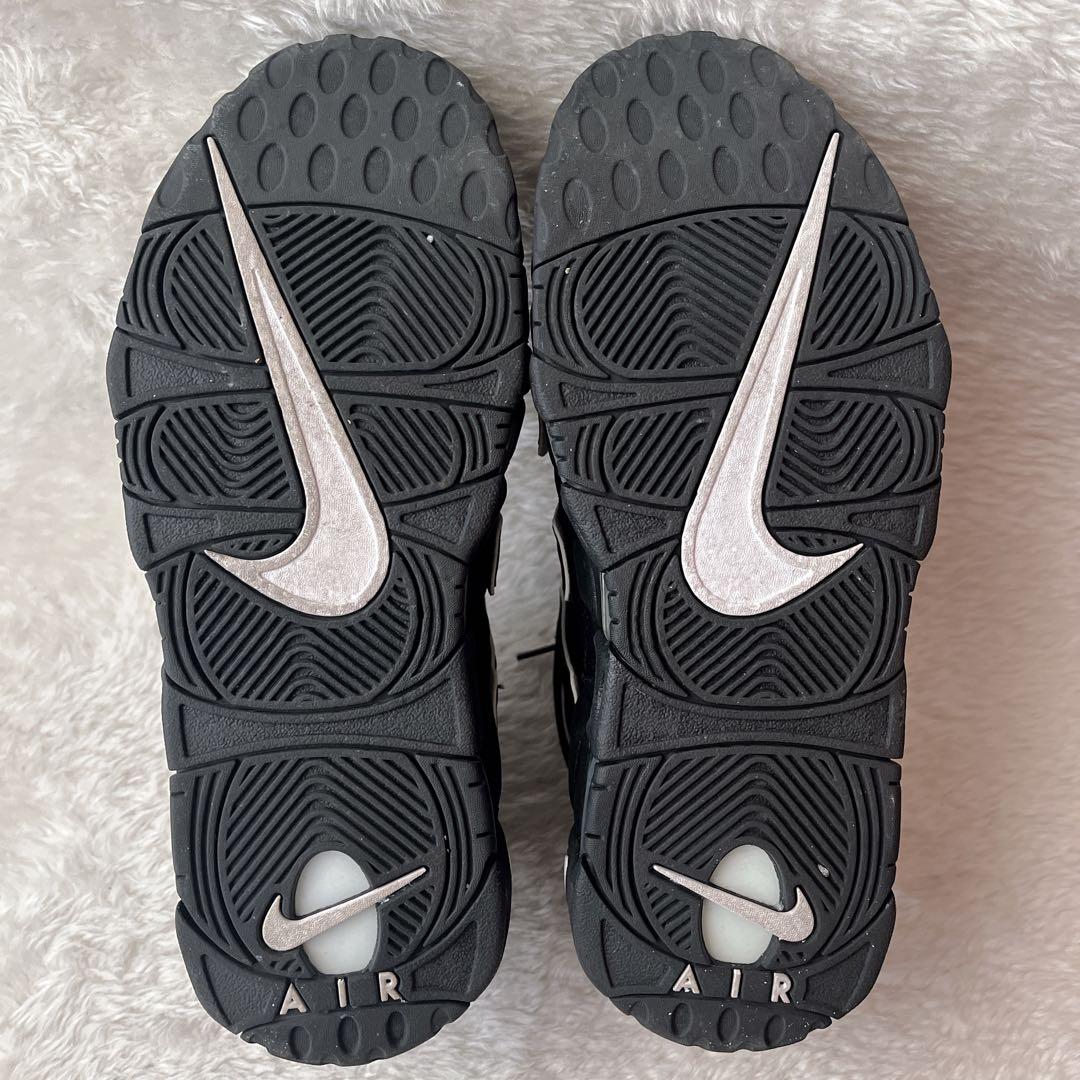 NIKE モアテン　AIR MORE UPTEMPO ブラック　黒　モノトーン