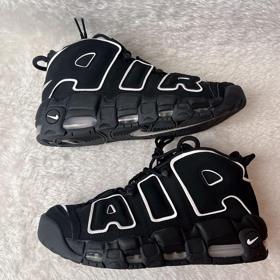 NIKE モアテン　AIR MORE UPTEMPO ブラック　黒　モノトーン