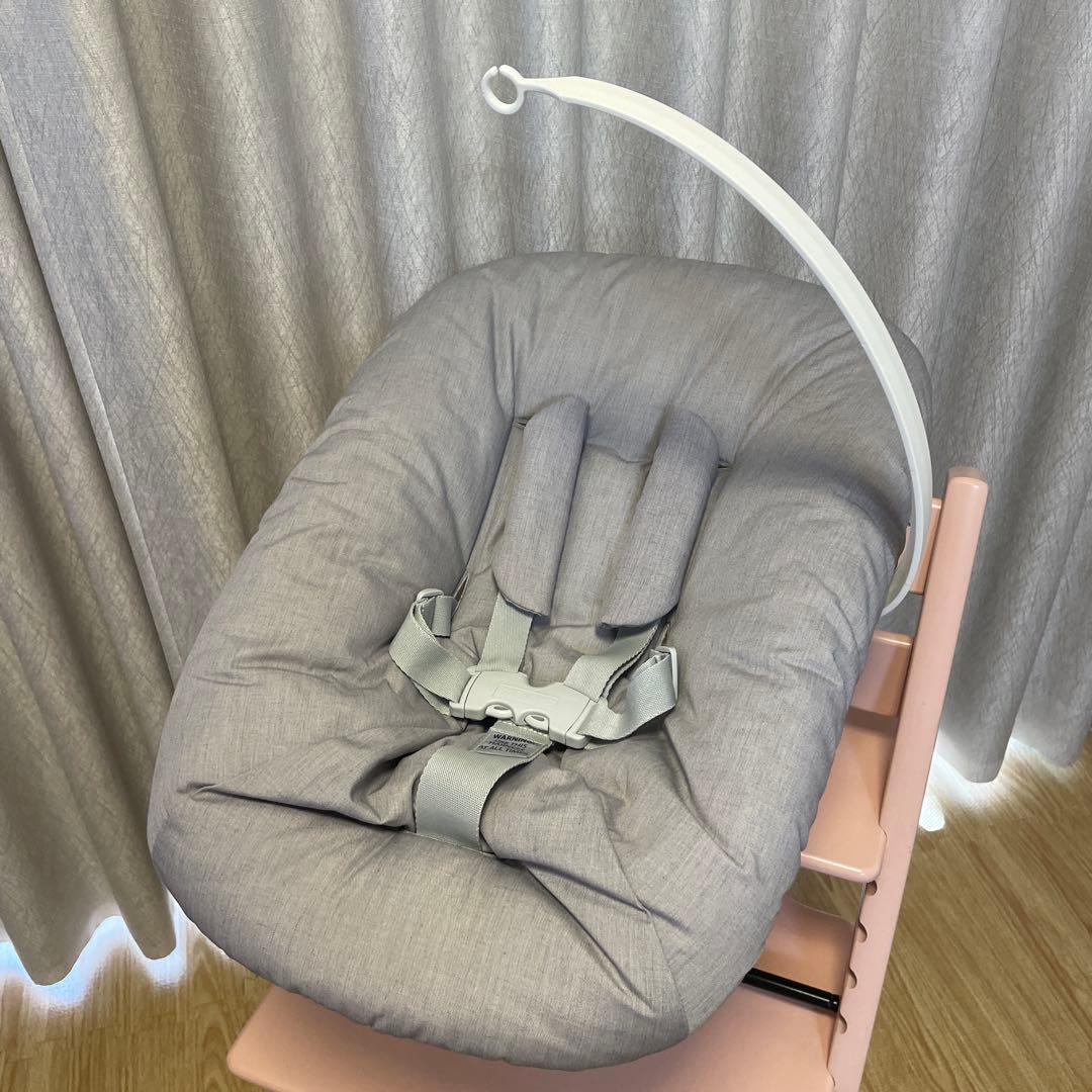 【美品】ストッケ　トリップトラップ　ニューボーンセット（グレー）