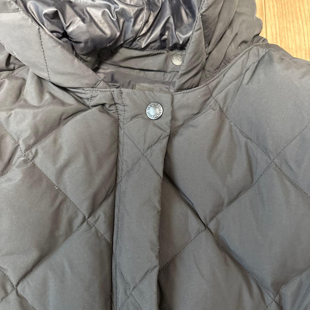 TAION UNFILO コラボ ブラック キルティングダウンジャケット L