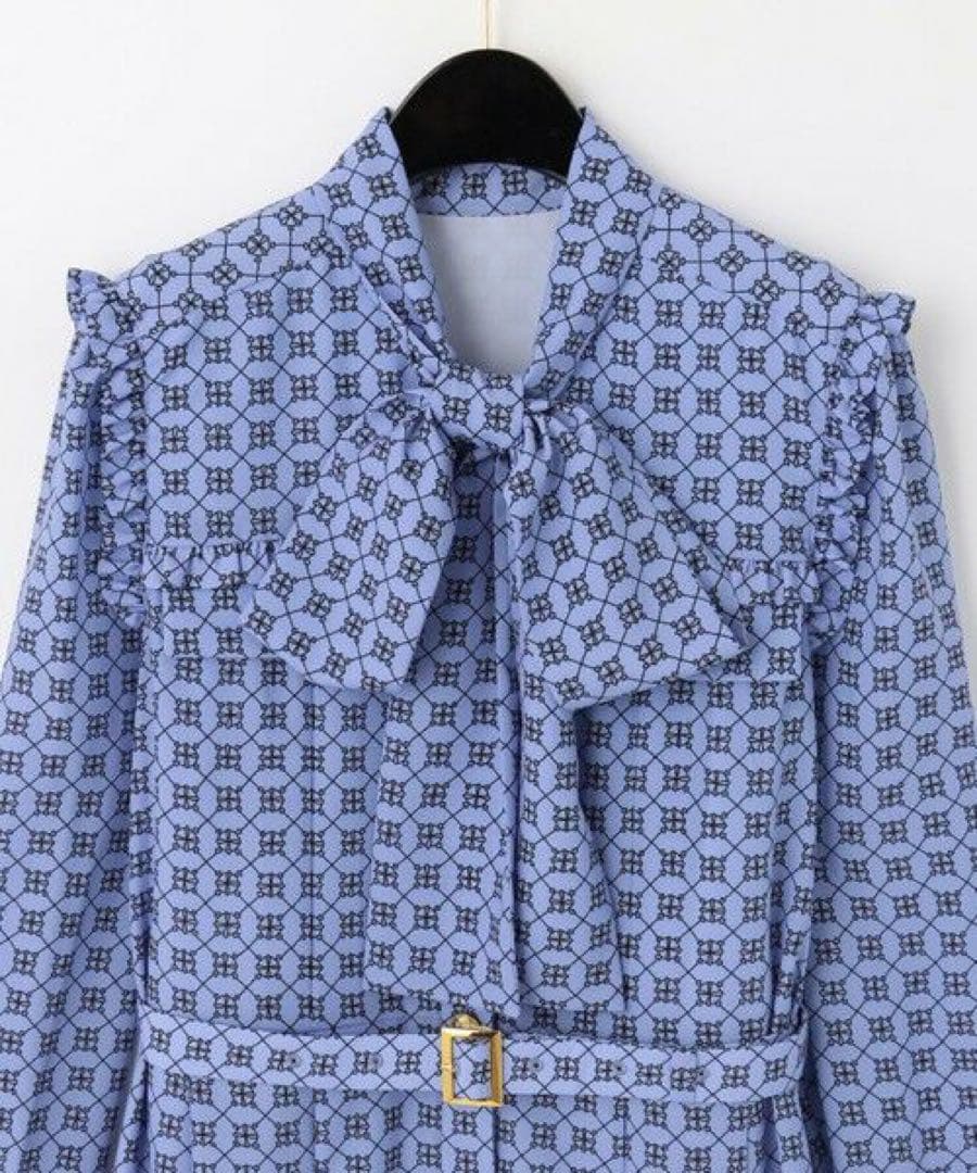 【試着のみ】キカチェックプリントドレス /GRACE CONTINENTAL