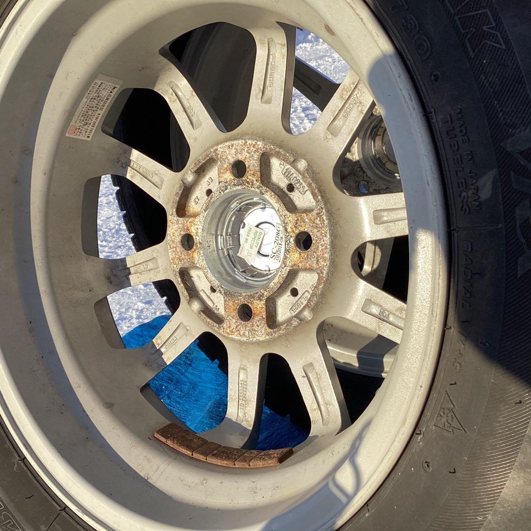 軽自動車用ブリザック155/65R13 ４本のうち２本❗️ やまゆたです‼️