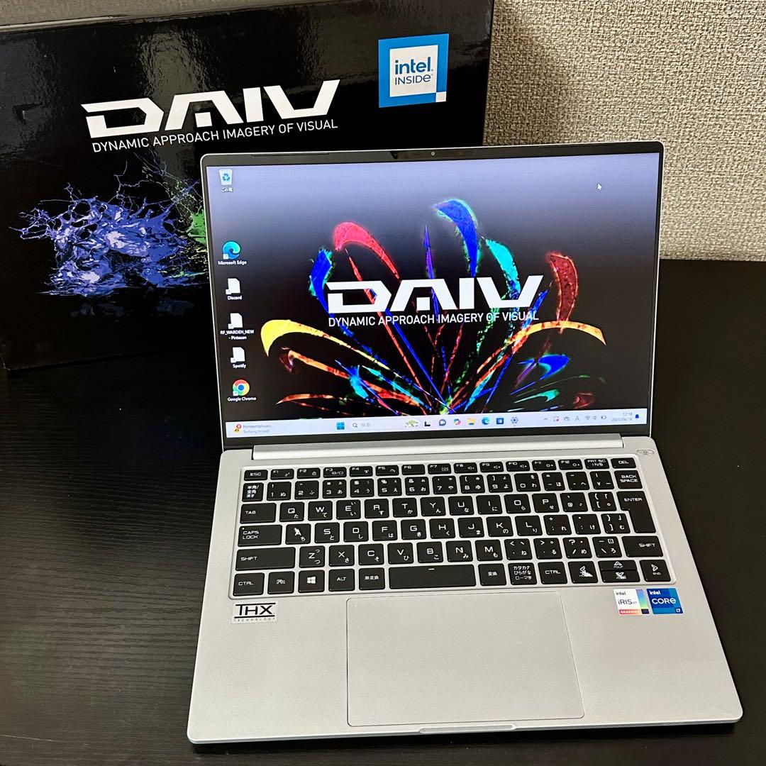 その他ノートPC本体 MOUSE DAIV 4P RAM 32GB SSD 1TB core i7