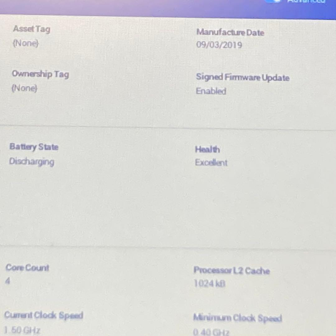 ジャンク DELL Latitude3301 8世代i5 メモリ8GB