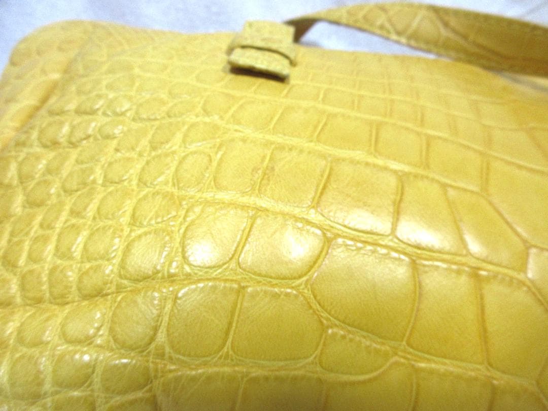 FERMODA　クロコダイル レザー　イタリア製　 ボストンバッグ　未使用品