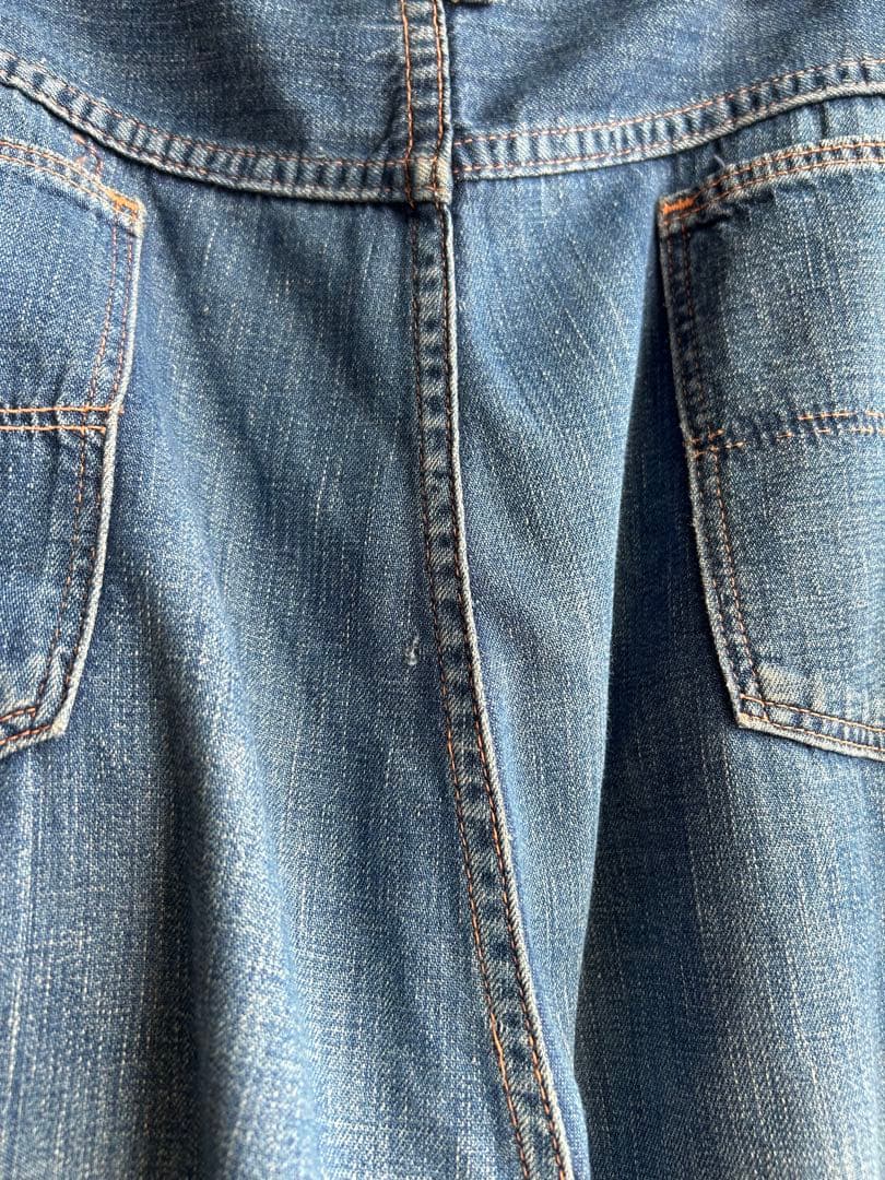 60s デニム ランチパンツ デニムパンツ ヴィンテージ 古着