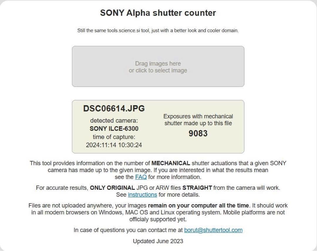 【美品・低ショット】SONY α6300 ボディ｜ショット数9083回・動作品