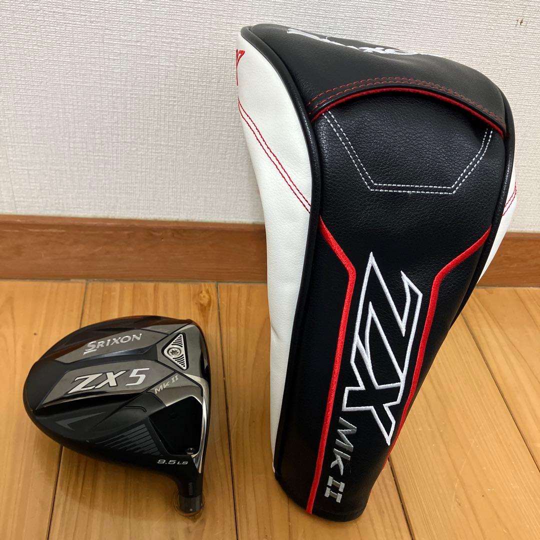 《再値下げ》スリクソンZX5 Mk2 LSドライバー ヘッド+純正ヘッドカバー