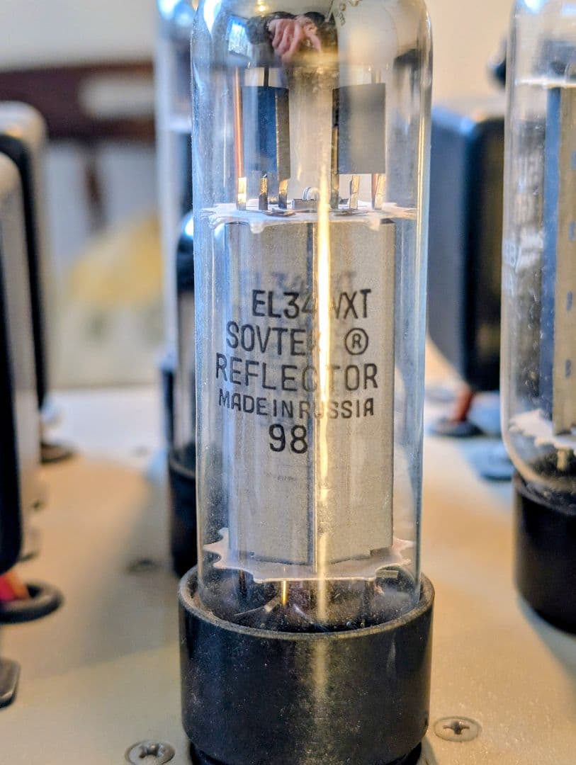 未使用〈ハンドメイド真空管アンプ〉