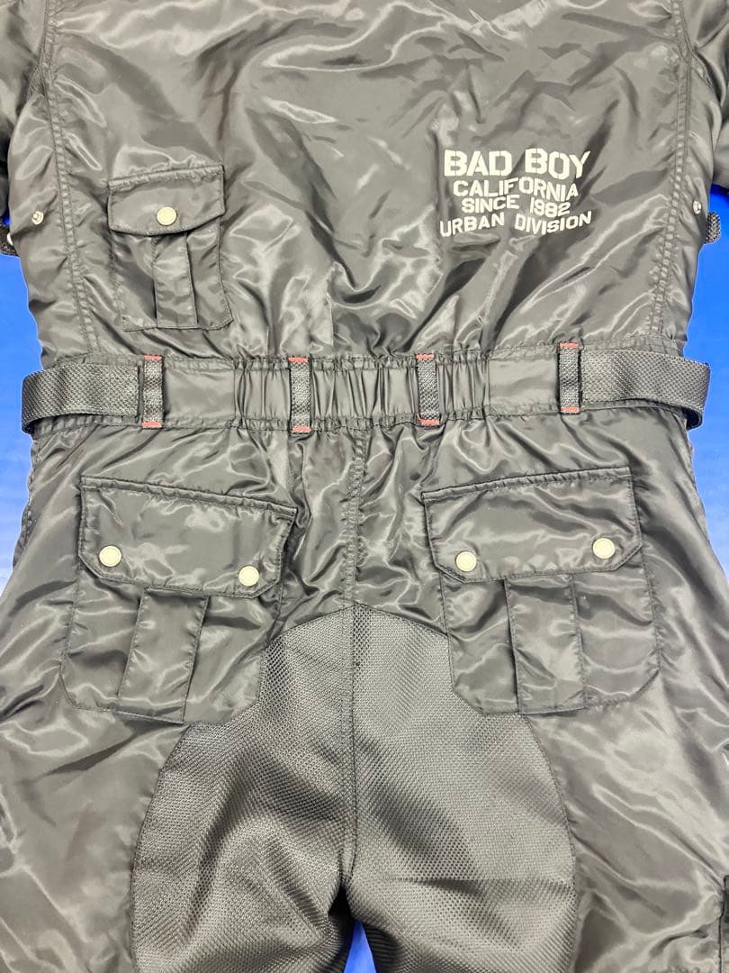 BAD BOY ブラック　フライトジャケット つなぎ