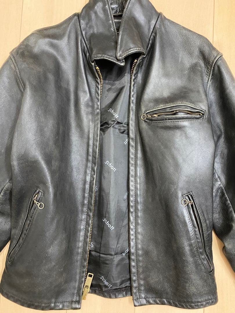 schott シングルライダース size.38
