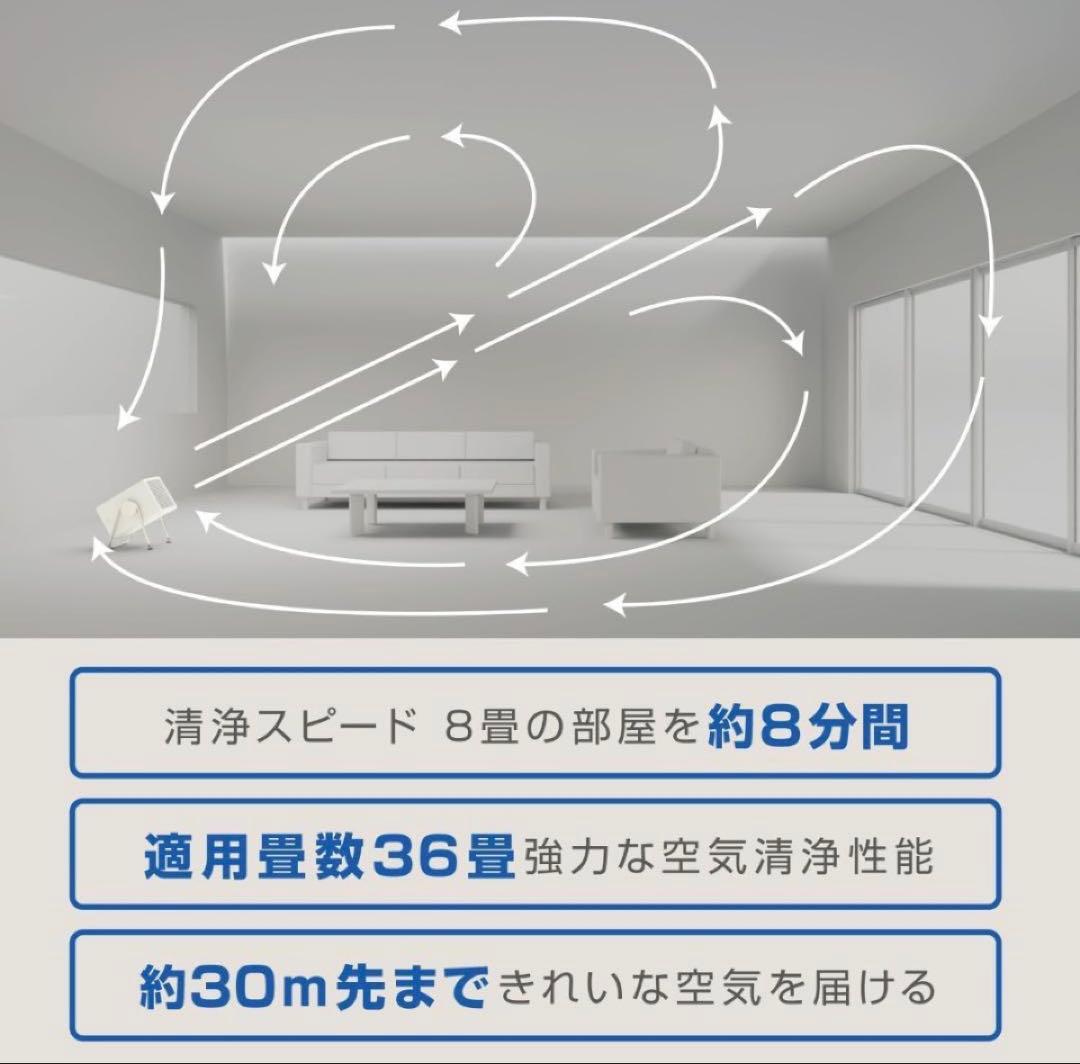 【美品】RHYTHMリズム　空気清浄機