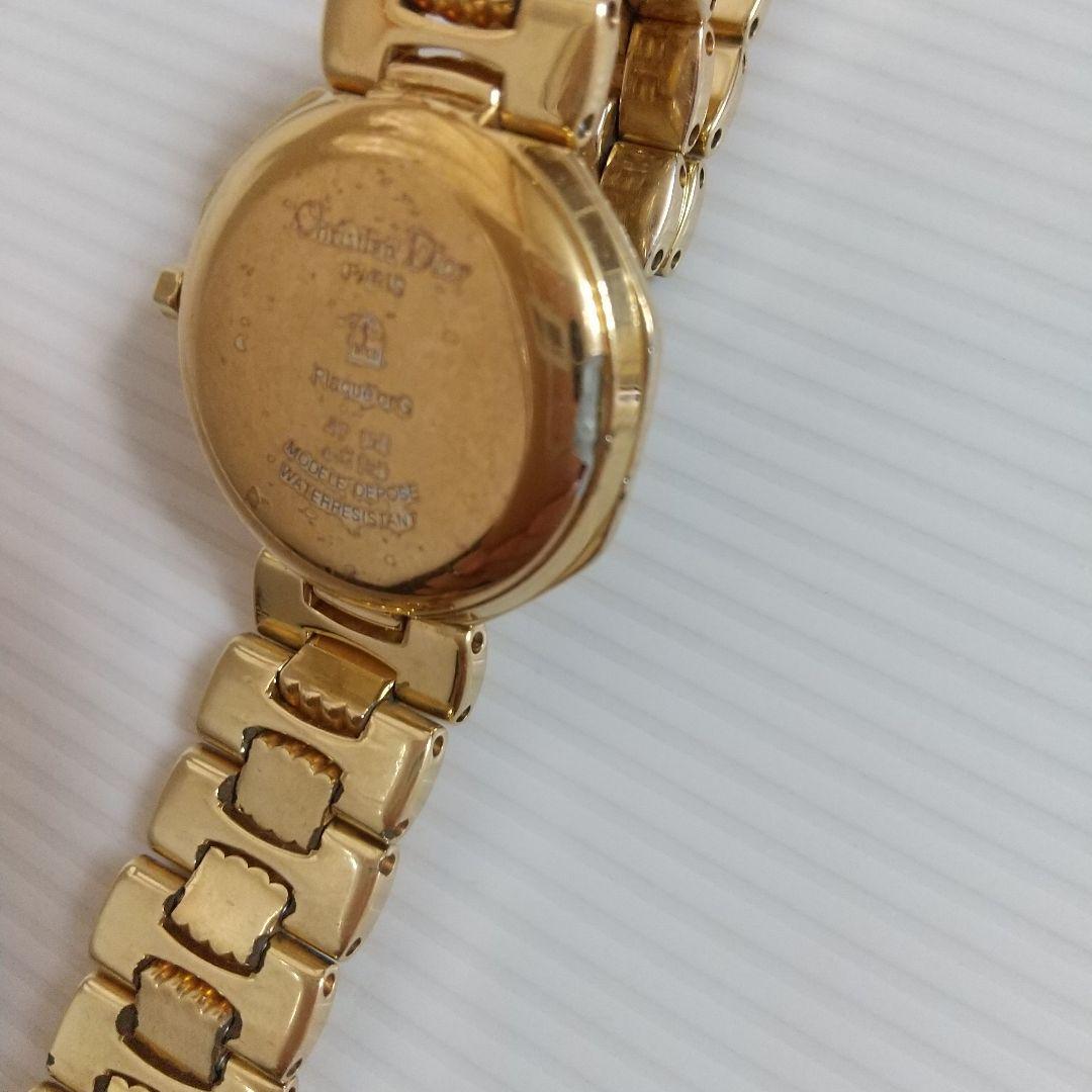 クリスチャンディオール レディース 腕時計 ダイヤモンド入り 正常稼働品