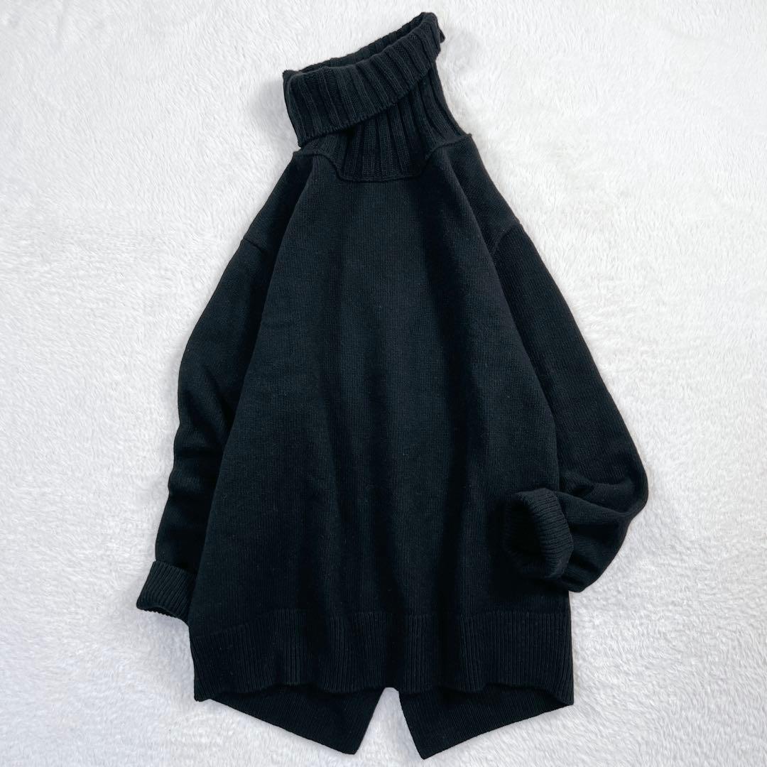 未使用級✨Deuxieme Classe JADE タートルネック ニット 黒