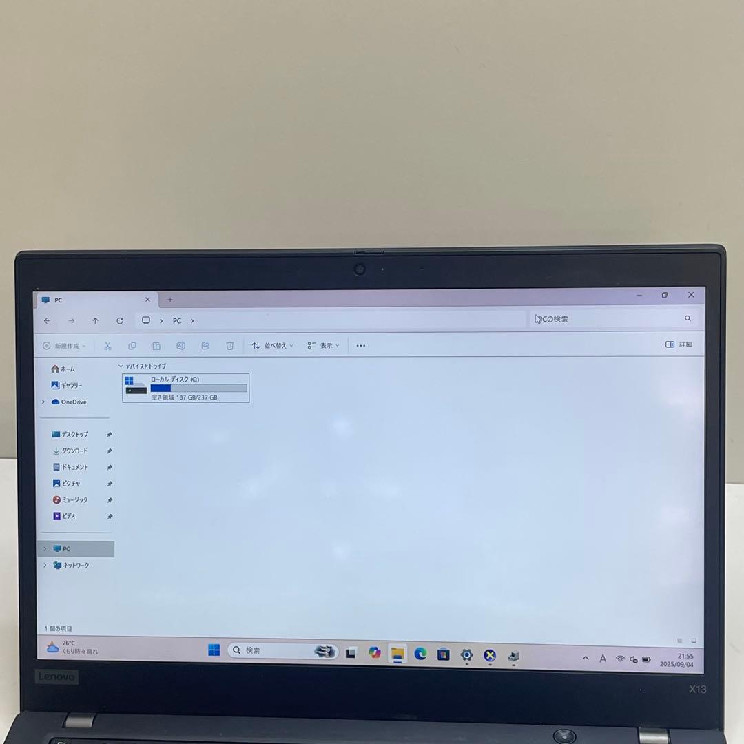 #218 レノボThinkpad X13 Gen1 i5-10210U 16GB