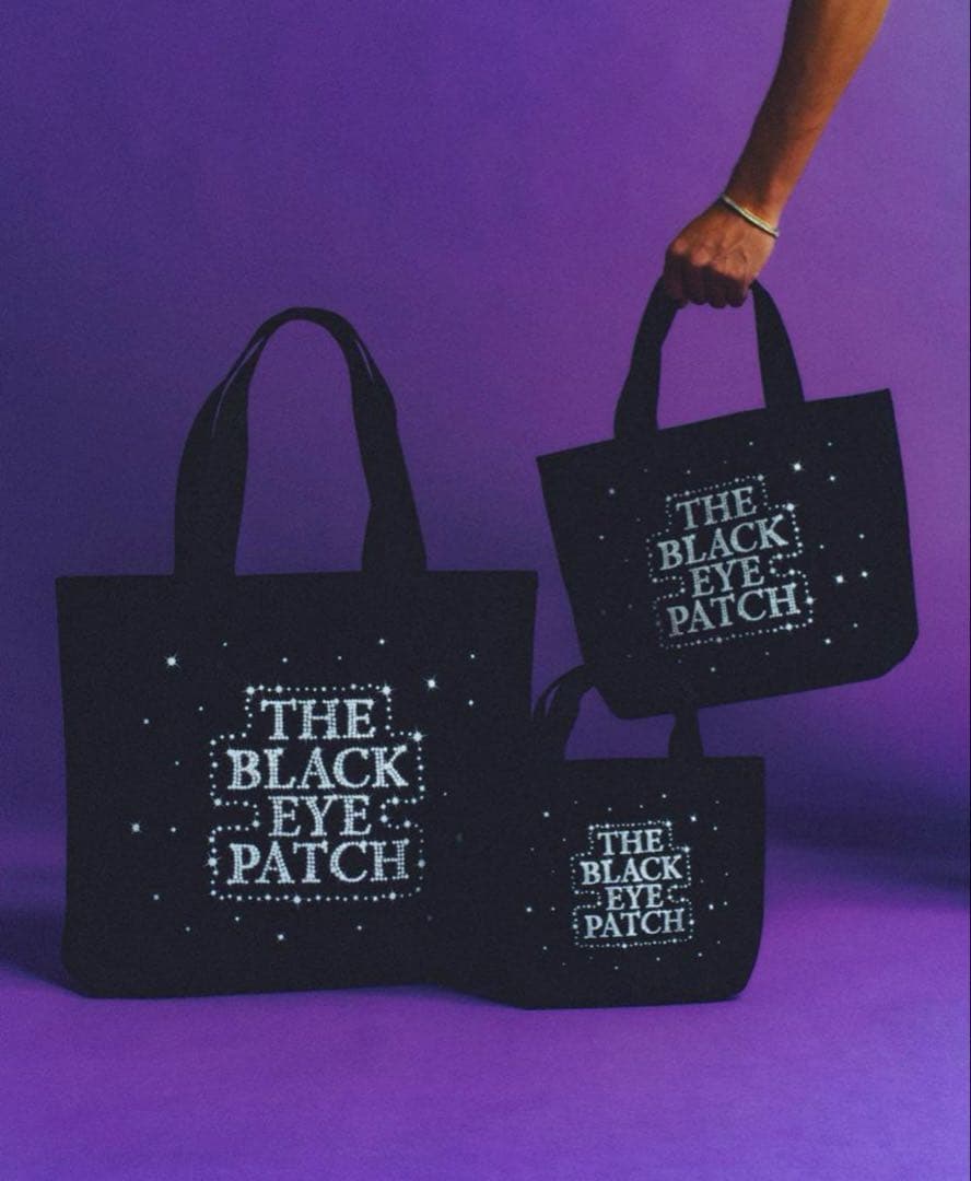 ブラックアイパッチ SHINING OG LABELトートバッグ LARGE