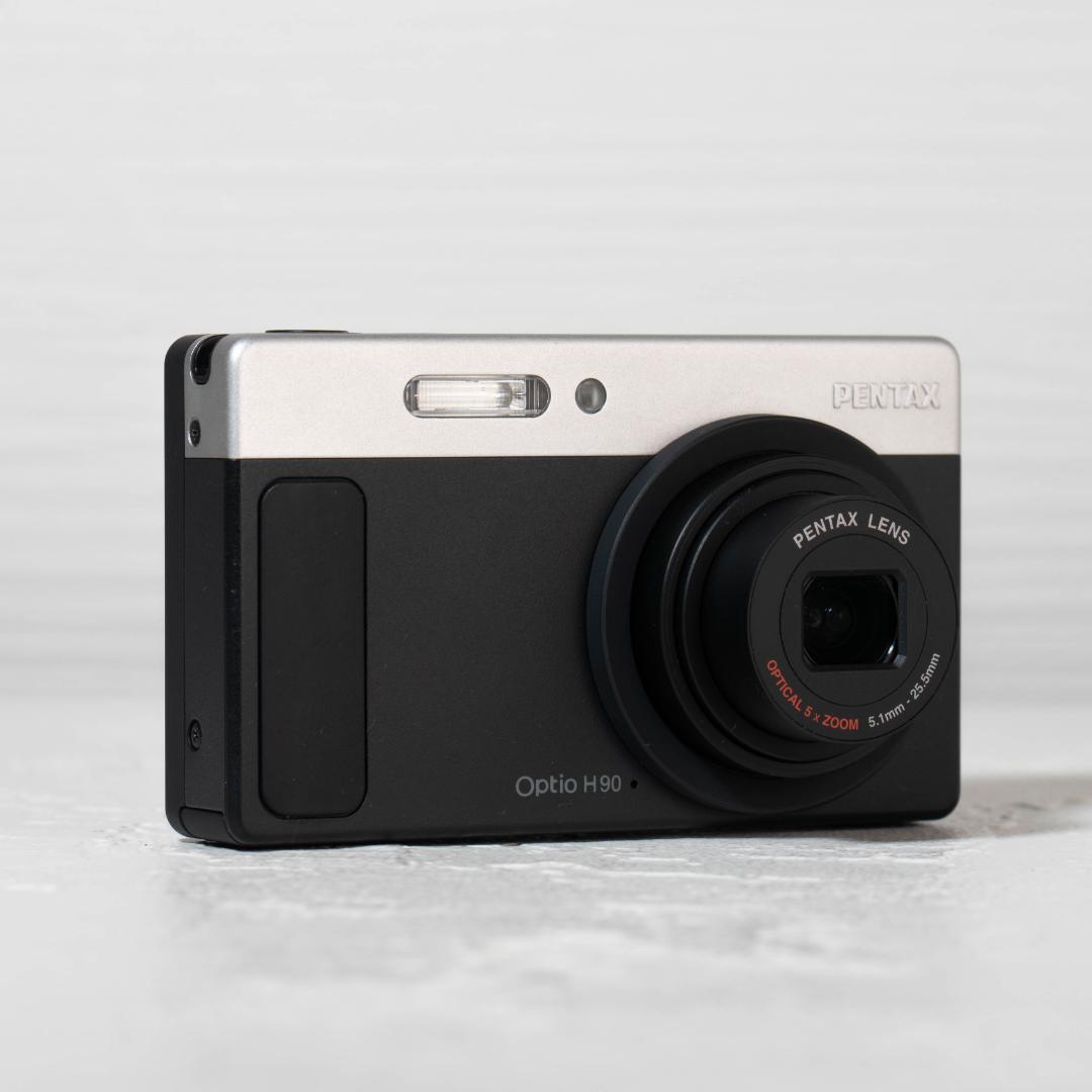 【可愛いすぎるコンデジ】PENTAX optio H90 ブラック×シルバー