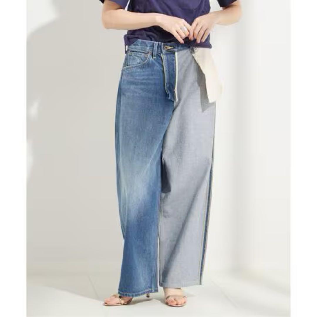 完売　INSCRIRE LEE ツートーンデニム