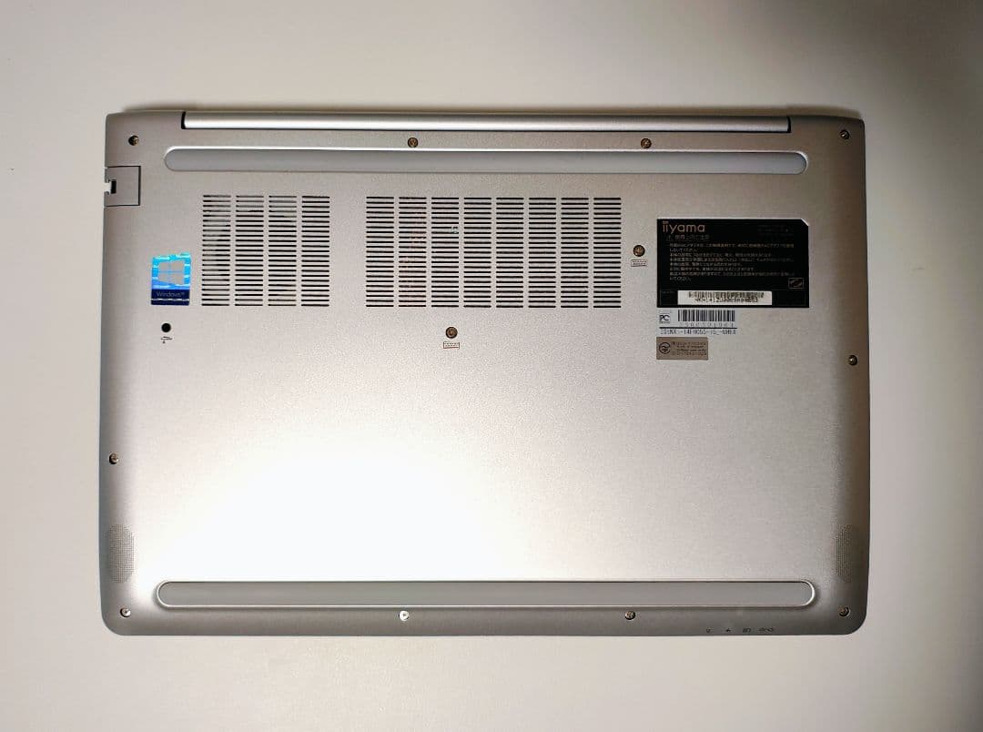 【Intel core i5】14インチ iiyama ノートPC