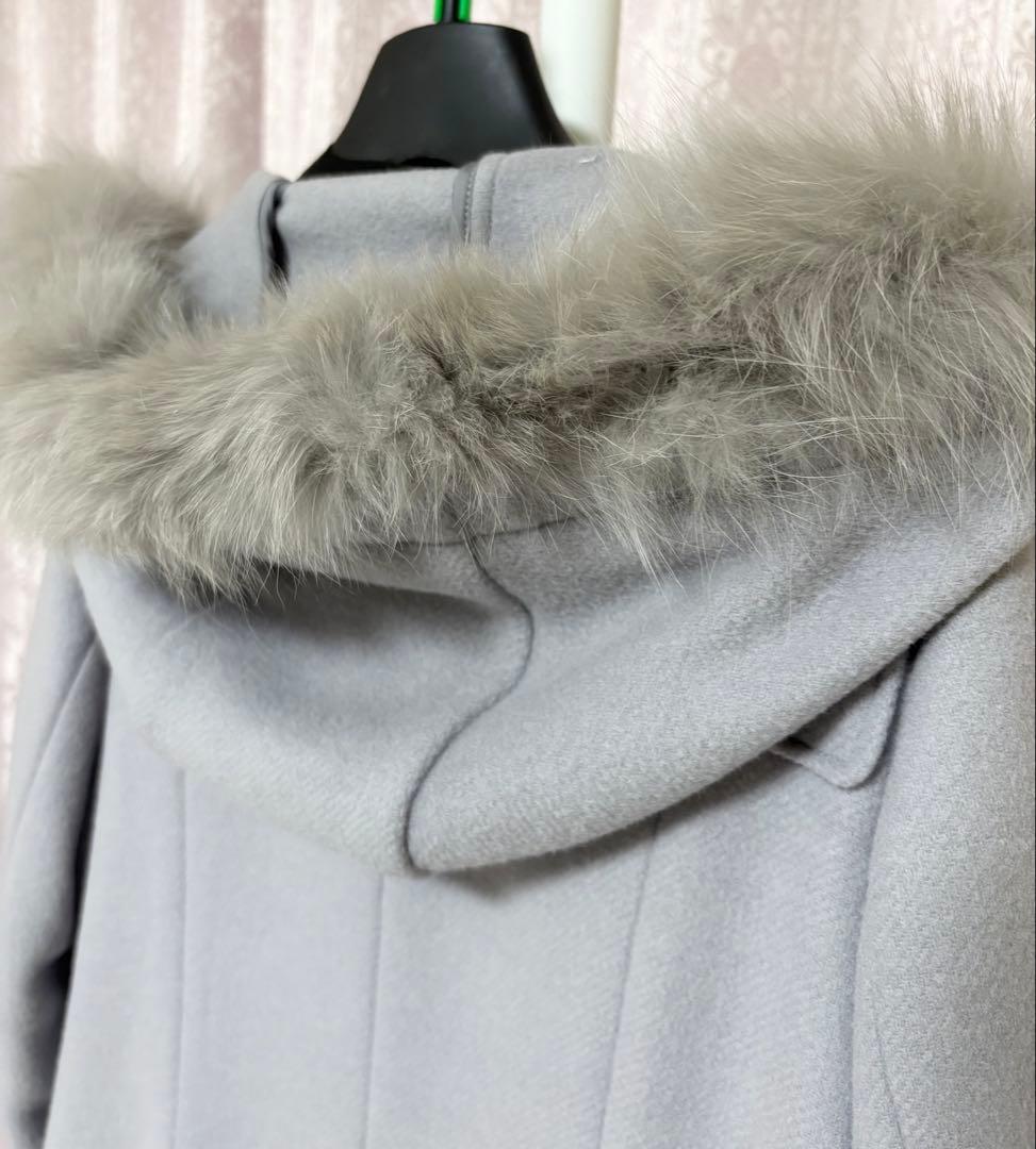 mizutama様　レッセパッセ　ファーフード付きダッフルコート　グレー