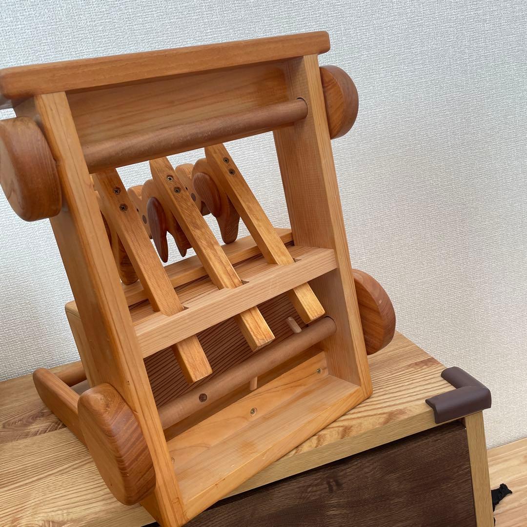 【皇室ご愛用】【匿名配送】KOCHI JAPAN　木製手押し車