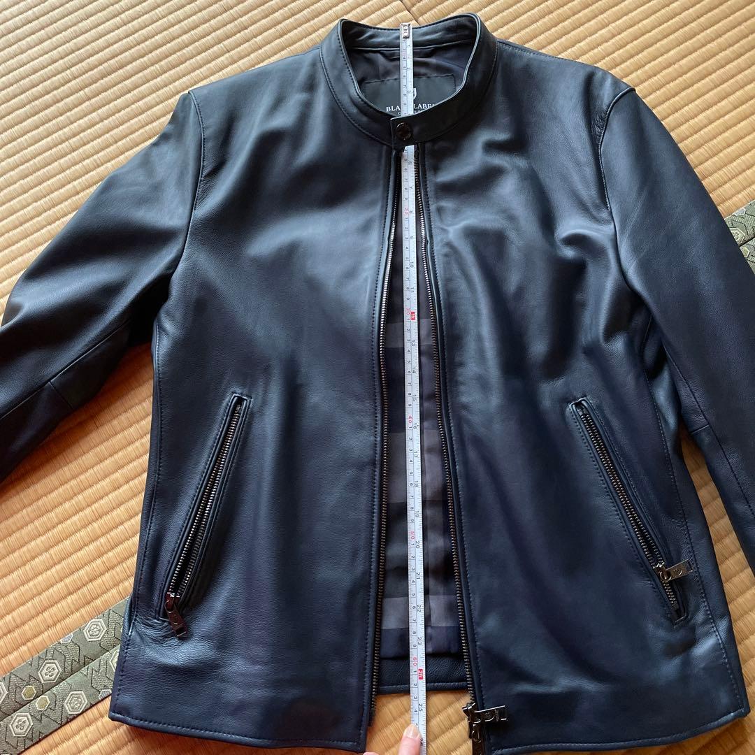 ブラックレーベルの革ジャン